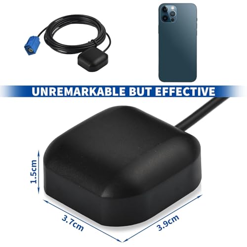 Bingfu Antenne GPS Autoradio Voiture Actif Puissante Fakra C Bleu Étanche – vue 2