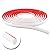 Flexible Quarter Round Molding Self Adhesive, 16 Feet Waterproof Molding Trim for Wall Edge, Cabinet Edge, Ceilings Edge, Countertops(White)