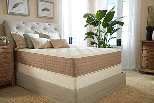 Eco Terra | Natural Latex | Luxury Hybrid Mattress | Medium Mattress with Encased Coil Spring | Twin