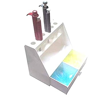DROPLET White Colour Micropipette Stand with Tips Drawer, Use For Chemical, pathology, reasearch Laboratory, Capacity: 6 Pipette