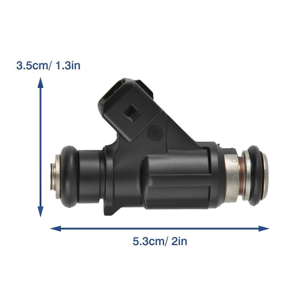 Iniettore Carburante Motore 25335288 Per Mercury 40HP-60HP Per Fuoribordo 2002-2006 4 Pezzi Iniettori Carburante Parti Di Iniettori Carburante Per Auto