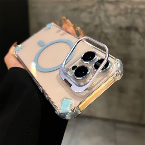 �����Y�K���X�J�����ی�X�^���h�}�O�l�b�g���X�}�z�P�[�X iPhone 12 13 14 15 16 17 Pro Max 17 Air 16 Plus 14 Pro �N���A�J�o�[�A�X�J�C�u���[�AiPhone 17�p