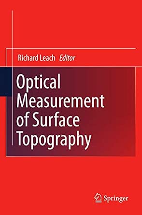 Optical Measurement of Surface Topography 2011th Edition book cover