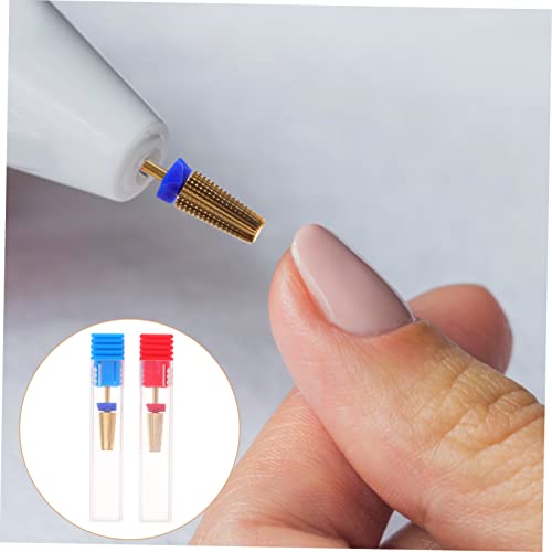 2 Piezas Puntas de Broca para Taladro de Uñas miniatura 6