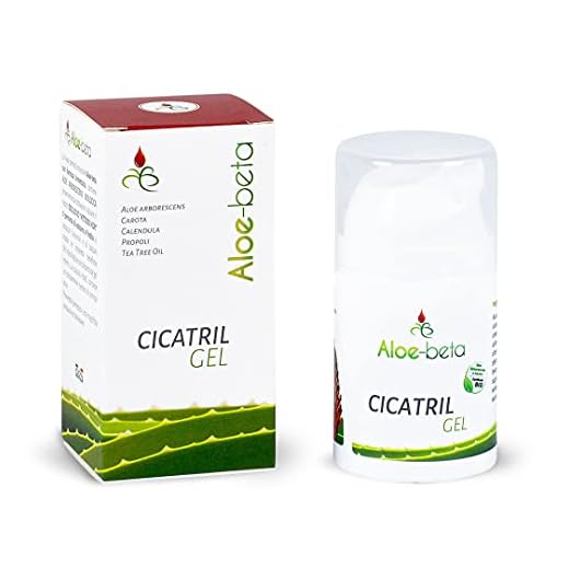 Aloe Arborescens Cicatril Gel 50 ml - Ideal para Excoriaciones, Abrasiones, Grietas - Remedio Natural - Adyuvante para la Cicatrización