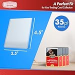 Cardboard Gold - 35pt Top Loaders for Cards - 200 Count - Premium 3x4 Inch Trading Card Toploaders - Protect Your Baseball and Sports Cards with These Crystal Clear Hard Plastic Sleeves Protectors - Image 2