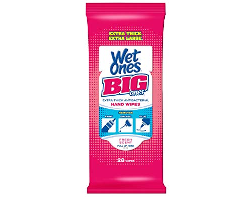 Wet Ones Big Ones Fresh Scent Antibacterial Wipes 336ct (12 x 28ct)