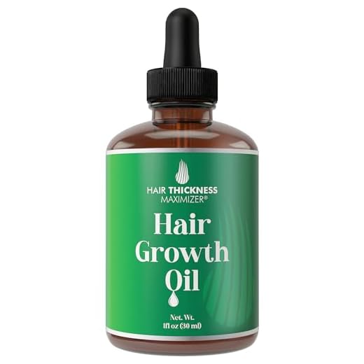 Hair Growth Serum For Hair Thickening + Moisturizing. Vegan Hair Growth Oil Scalp Treatment For Women, Men with Dry, Frizzy, Weak Hair and Hair Loss. Peppermint, Wild Black Castor Oil, Unscented 1oz