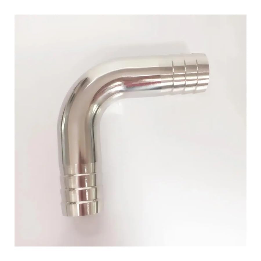 Manguera de 76 mm y 3" de Acero Inoxidable Sus 304, Codo de 90 Grados, Accesorio for Cerveza casera y Vino