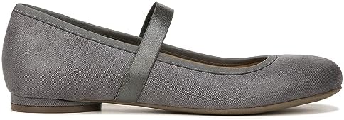 Vionic Joseline Women's Mary Jane Flat Shoes Pewter Shimmer - 8.5 Medium | Image 6