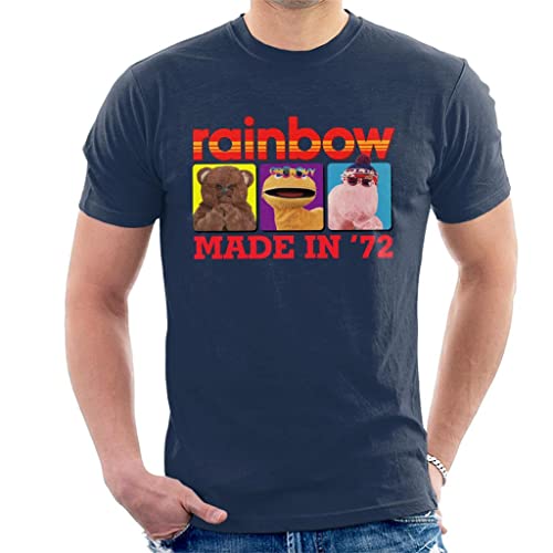 T-shirt Homme 1972 Rainbow Bungle Zippy George en Coton Confort