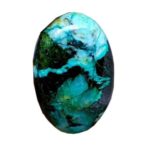 Cabochon dioxyde d'azurite GH_NAT_04596, gemme ovale de qualité supérieure
