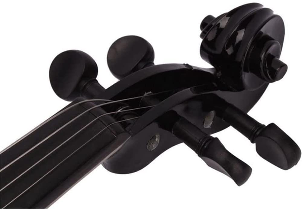 MOJARI Violín acústico de tamaño Completo, violín Principiante 4/4 violín para niños Adultos Estudiantes Principiantes violín Negro