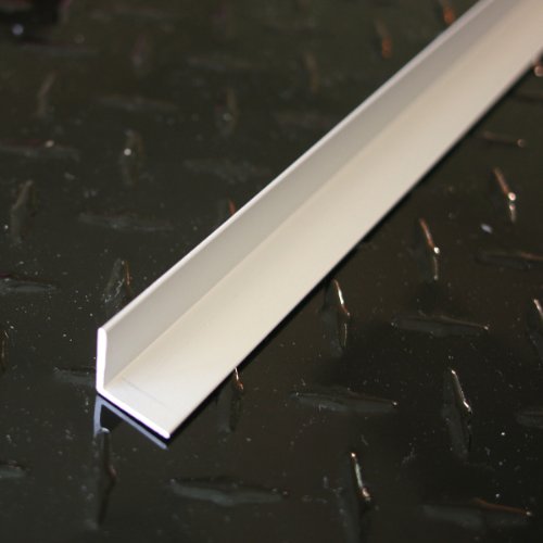Image of M-D Building Products 62125 3 /4 in. x 3 /4 in. x 1 /16 in. x 96 in. Anodized Aluminum Angle Shape