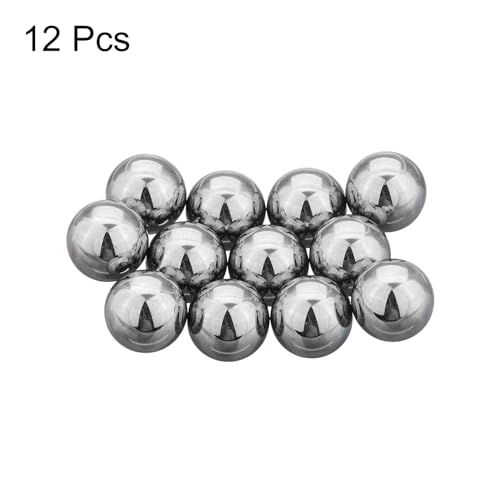 Uxcell A24042000UX0678 12Pcs Tungsten Steel Bearing Balls 10Mm Tungsten Carbide Precision Ball thumb #2