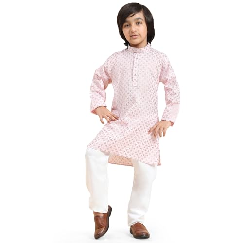 Image of Pro-Ethic Style Developer Boy's Cotton Solid s Kurta Pajama For Kid'S Ethnic Wear | Kurta Pajama Set