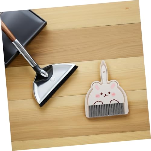GLEAVI 4 Sets Kleiner Schreibtisch Reinigungsbesen Miniatur Handbesen Kleiner Schneebesen Besen Mini Schreibtischbesen Und – Bild 7