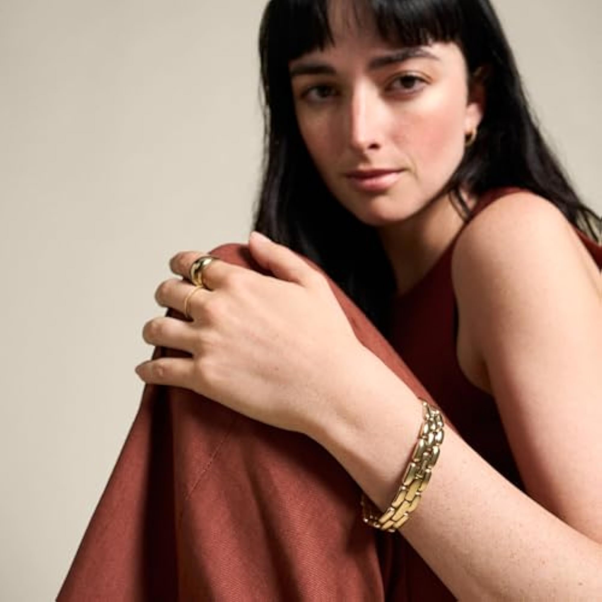 Women's Arden Gold Bracelet, Elegant Design