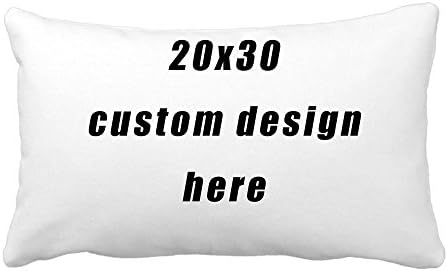 SW&IM Design Image or Text Print of Custom Pillowcase(Without Inner),Photo Personalized Christmas Pillow,Decorate for Car Or Sofa and So On 20" x 30"