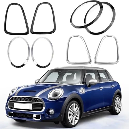 Cadre phare avant pour Mini Cooper S R56 R55 R57 contour chrome