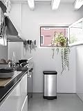 Curver 187177 Treteimer, rechteckig, 50 l, Polypropylen, 39 x 29 x 73 cm, Metall, 50 l