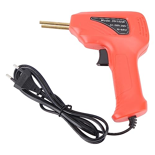 Generic Pistola per Saldatura in Plastica da 50 W Portatile con Indicatore a LED Riparazione Efficiente delle Forniture di Plastica Giornaliere (rosso)