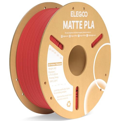 Filament ELEGOO PLA Czerwony Matowy (RED MATTE)