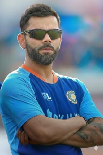 Image of BLACK EAGLE Sports Sunglasses for Men & Women - UV400 Protection, Non-Polarized Lens -Ideal for Driving, Cycling & Cricket (Medium) inch