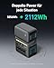 Anker SOLIX C1000 Tragbare Powerstation mit BP1000 Erweiterungsakku, 1800W Solargenerator, Aufladung in 58 Min., 2112Wh LiFePO4-Akku für Outdoor, Camping und Stromreserve Zuhause (Solarpanel optional)
