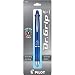 PILOT Dr. Grip 4+1 Multi-Funtion Refillable & Retractable Ballpoint Pen + Pencil, Fine Point, Blue Barrel, Black/Red/Blue/Green Inks, Single Pen (36221)