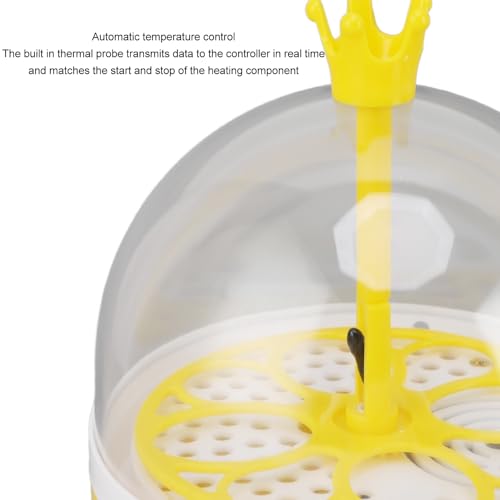 Mini incubadora de ovos com controle automático de umidade de temperatura, máquina de incubação de 4