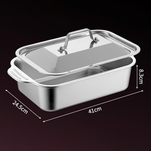 Ustensile de cuisson en acier inoxydable robuste avec finitions rivetées - 3