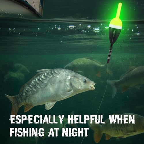 Grinsvalley 4 Pcs Lighted Slip Bobbers Fishing Floats Weights(5g) by Grinsvalley - Image 4