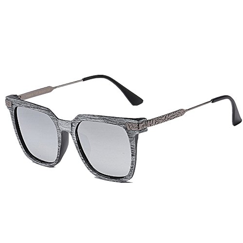 Occhiali da sole da uomo Occhiali da sole da uomo Colore legno Protezione per PC Protezione UV Occhiali da sole da guida Outdoor Per la pesca Ciclismo Golf Summer Beach Occhiali polarizzati con montat