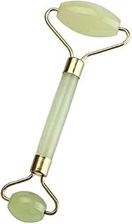 بكرة تدليك الوجه مضادة للتجاعيد من اليشم للعناية الصحية بالوجه اداة تجميل طبيعية محمولة والرقبة والاسترخاء وتنحيف الرقيق أخضر