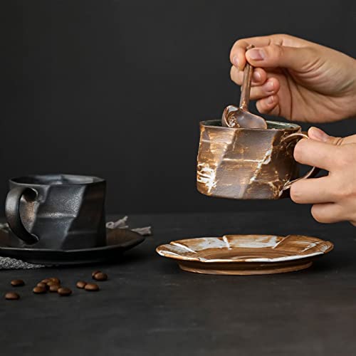 Tasse à thé de l'après-midi émaillée pour éviter les taches de café sur le bureau - 8