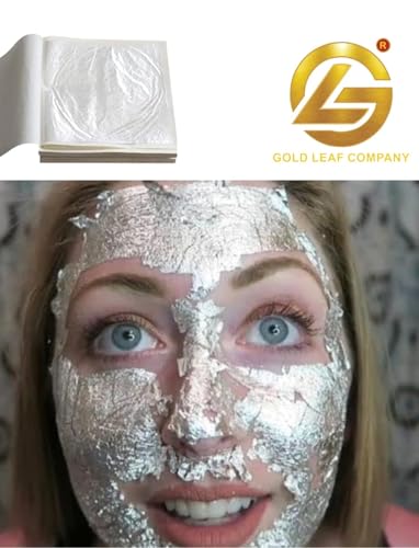 Image of Edible Silver Leaves 15.pcs Vark,varakh,5 inchx 3 inchinches waraq for Sweets Decoration,Cakes Decoration,Jain Temple,ayurvedic madicine,face Facial spa,serums,chyawanprash etc 15.Sheets