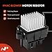 A-Premium HVAC Blower Motor Resistor Compatible with Ford & Lincoln Vehicles - 2015-2018 Edge, Expedition, Fusion, Navigator, MKX, MKZ, Continental- Replace# DG9Z19E624A, G3GZ19E624A