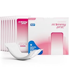 Mommy First® Ultra-Thin Perineal Ice Pads | 2-in-1 Cooling and Absorbent Postpartum Pads | Instant Cold Therapy for Postpartum Recovery | Premium Gel Core | Postpartum Essential | 8 Pack