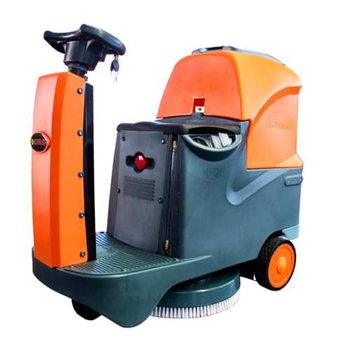 Ride-On Commercial and Industrial Floor Scrubber Machine, 22" Brush, 31"