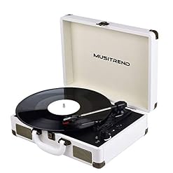 MUSITREND Bluetooth Platine Vinyle, Tourne Disque 33/45/78 TR/Min avec 2 Haut-parleurs stéréo intégrés, Aux-in/RCA… - Les Beatles, Paul McCartney, John Lennon, RIngo Starr, George Harrison