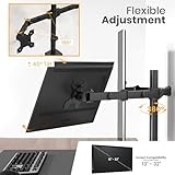 Utopia Home Dual Monitor Arms Adjustable Screen Adjustable Arm Desk Mount for 13-32 Inch Screens, VESA Mount VESA 75/100mm, Full Motion Tilt & 360° Rotation, Max 10kg per Arm, Height Adjustable, - Image 6