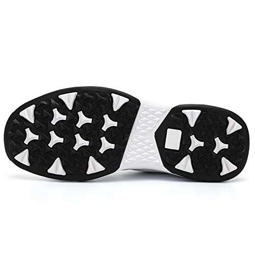 Men's Golf Shoes Waterproof Wear-Resistant Non-Slip Golf Shoes Ladies Swivel Buckle Pink Golf Shoes - Image 6