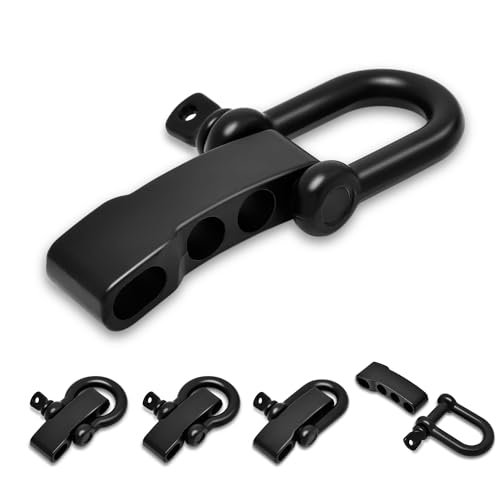 CooBigo Paracord Shackle Buckle Black