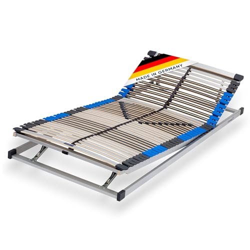 CubeSleep 7-Zonen Lattenrost Pure KF 44-Leisten | Kopf- und Fußteil verstellbar | Federung mit Härteregulierung | Made In Germany | GS Zertifiziert – geprüfte Sicherheit (100 x 220 cm) CubeSleep 7-Zonen Lattenrost Pure KF 44-Leisten | Kopf- und Fußteil verstellbar | Federung mit Härteregulierung | Made In Germany | GS Zertifiziert – geprüfte Sicherheit (100 x 220 cm)