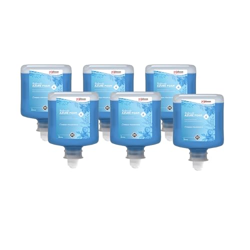 DEB-AZU1L - Deb Refresh Azure FOAM Wash 1000ml Refill, 6/CS