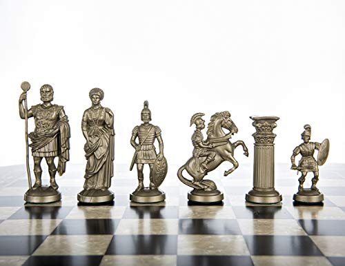 Plastic Chess Pieces RomanLegion 3 3/4