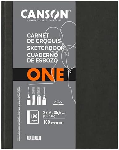 Canson One Hardbound Book, 11cm x 14cm