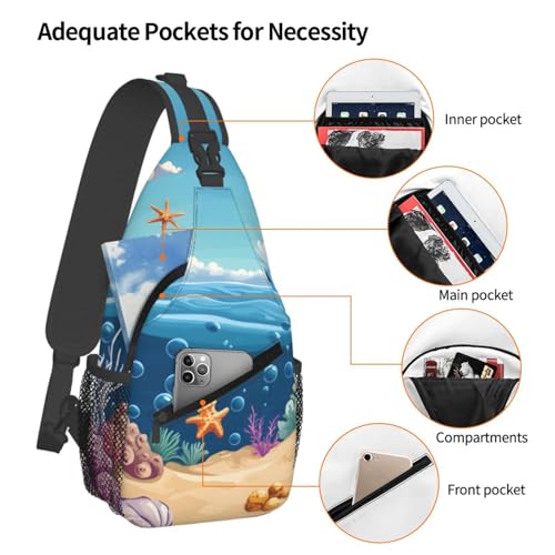 Morrales sling bag unisex ligero para viaje miniatura 4