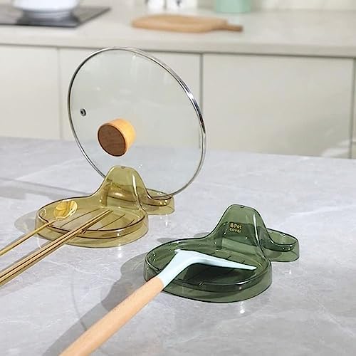 Komost 2Pack Multifunctional Spoon Rest and Lid Holder for